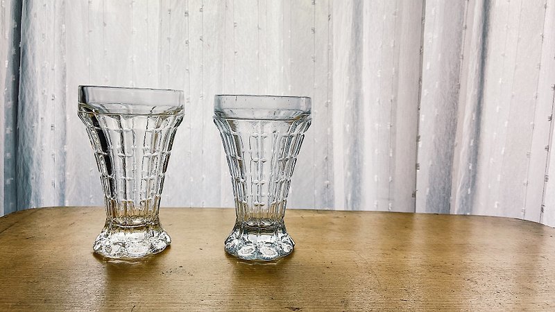 早期压模玻璃杯 - 款式B - 其他 - 玻璃 