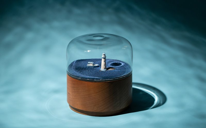 燈塔與海 磁力八音盒 音乐盒 礼盒 - 扩音器/喇叭 - 木头 
