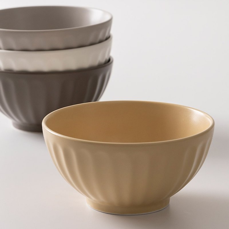 韩国 SSUEIM Mild Matte系列温柔时光陶瓷汤碗17cm 两色可选 - 碗 - 瓷 白色