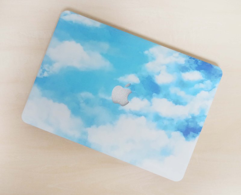 天空水彩风格苹果笔记本手提电脑全包壳 Macbook Pro Air Retina - 电脑配件 - 塑料 透明