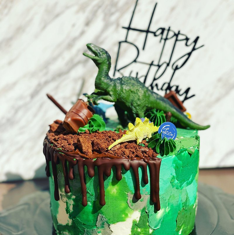 【定制化蛋糕】侏罗纪公园 - 蛋糕/甜点 - 新鲜食材 多色