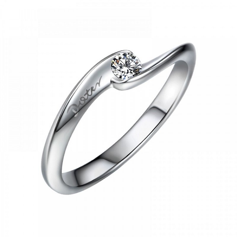 宠爱 钻石对戒 女用戒指 求婚戒指 结婚对戒推荐 - 对戒 - 钻石 银色