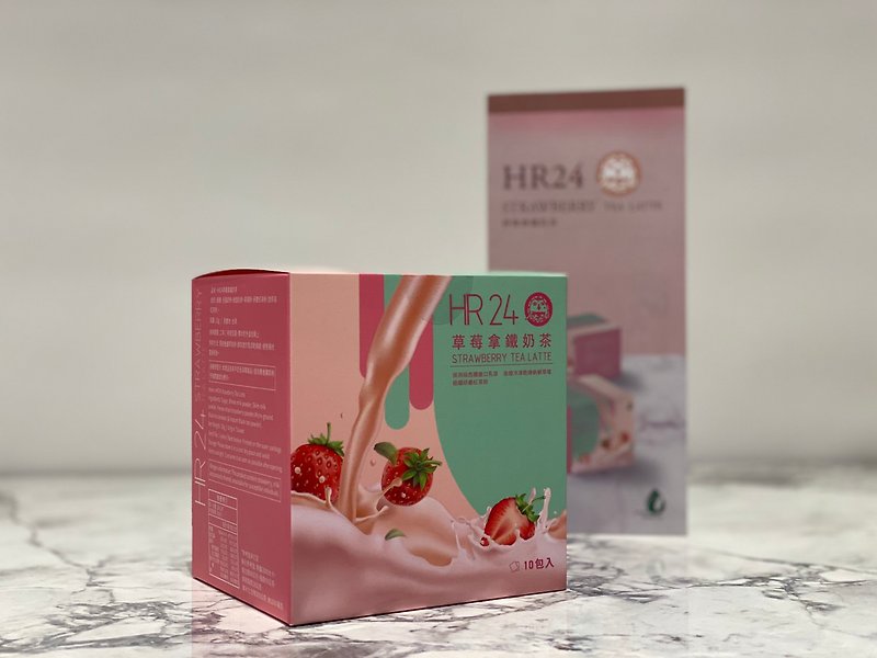 HR24草莓拿铁奶茶 - 零食/点心 - 新鲜食材 
