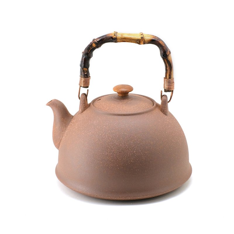 陶作坊│老岩泥十式烧水壶 - 茶具/茶杯 - 其他材质 咖啡色