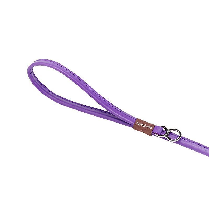 【尾巴与我】自然概念革牵绳 石英紫 - 项圈/牵绳 - 其他材质 紫色