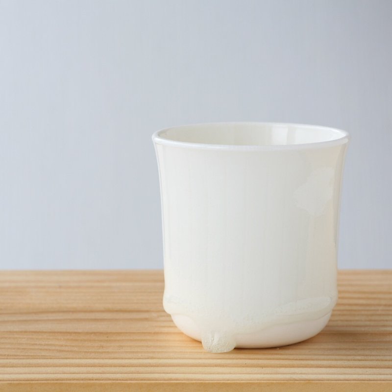 雫のカップー２ - 茶具/茶杯 - 瓷 白色