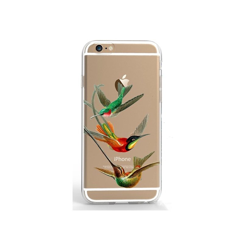 Clear iPhone case clear Samsung Galaxy case bird tropic 1104