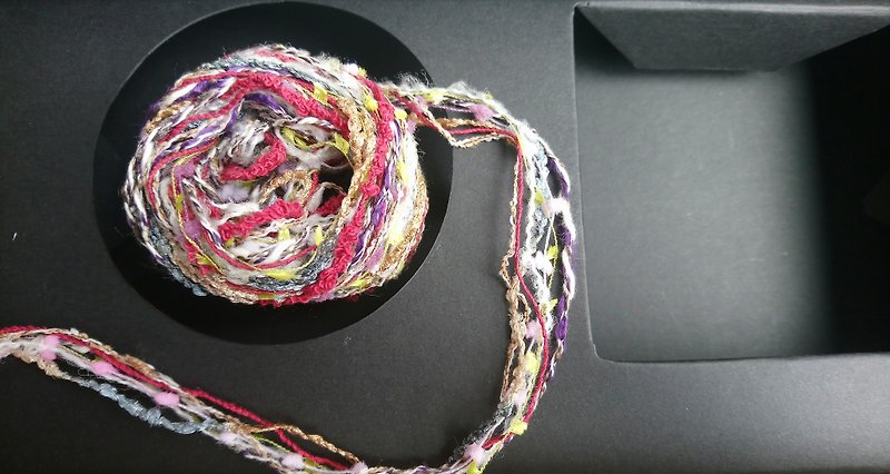 日本混合纱线　100厘米 - 编织/刺绣/羊毛毡/裁缝 - 聚酯纤维 红色