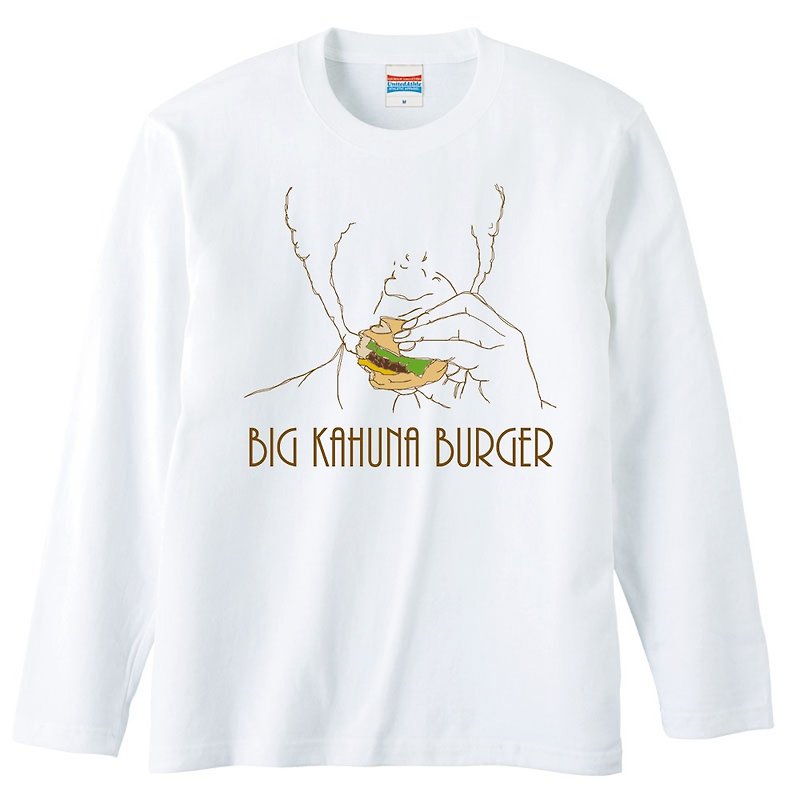 ロングスリーブTシャツ / Big Kahuna Burger - 男装上衣/T 恤 - 棉．麻 白色