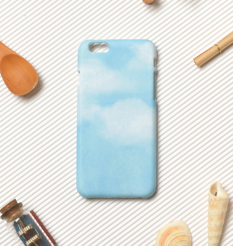 回忆中的那片蓝天-iPhone原创手机壳/保护套 - 手机壳/手机套 - 塑料 蓝色