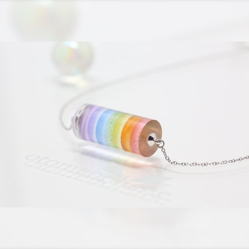 虹色プリズム ネックレス - 项链 - 压克力 多色