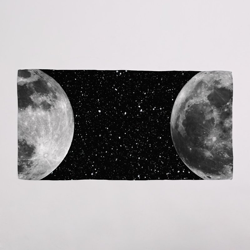 月球 MOON 竹炭纤维毛巾 - 毛巾浴巾 - 其他材质 黑色