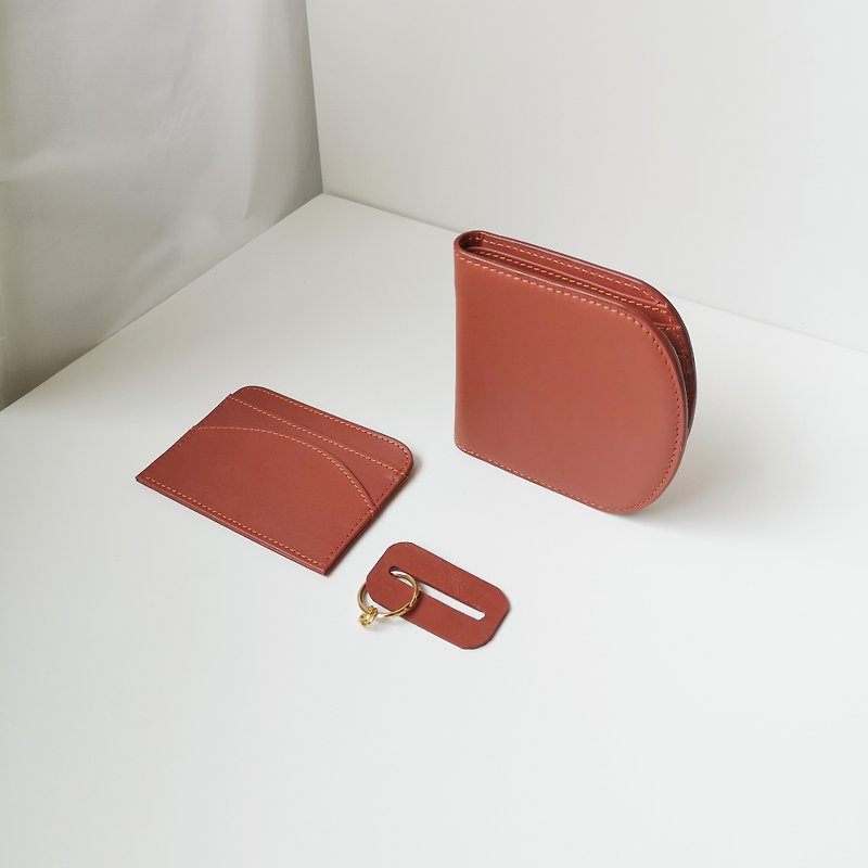 Goody bag - Arch slim family ( Matchy wallet, card holder and limited key ring ) - 皮夹/钱包 - 真皮 多色