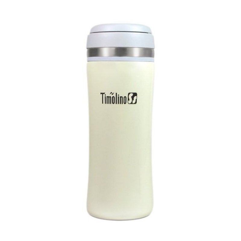 Timolino 珍珠色系TT随身杯350cc (珍珠白) - 保温瓶/保温杯 - 不锈钢 白色