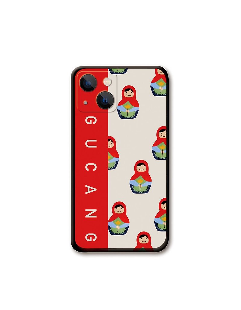 iPhone 15 Samsung OPPO 雾面 手机壳 可爱 - 手机壳/手机套 - 塑料 红色