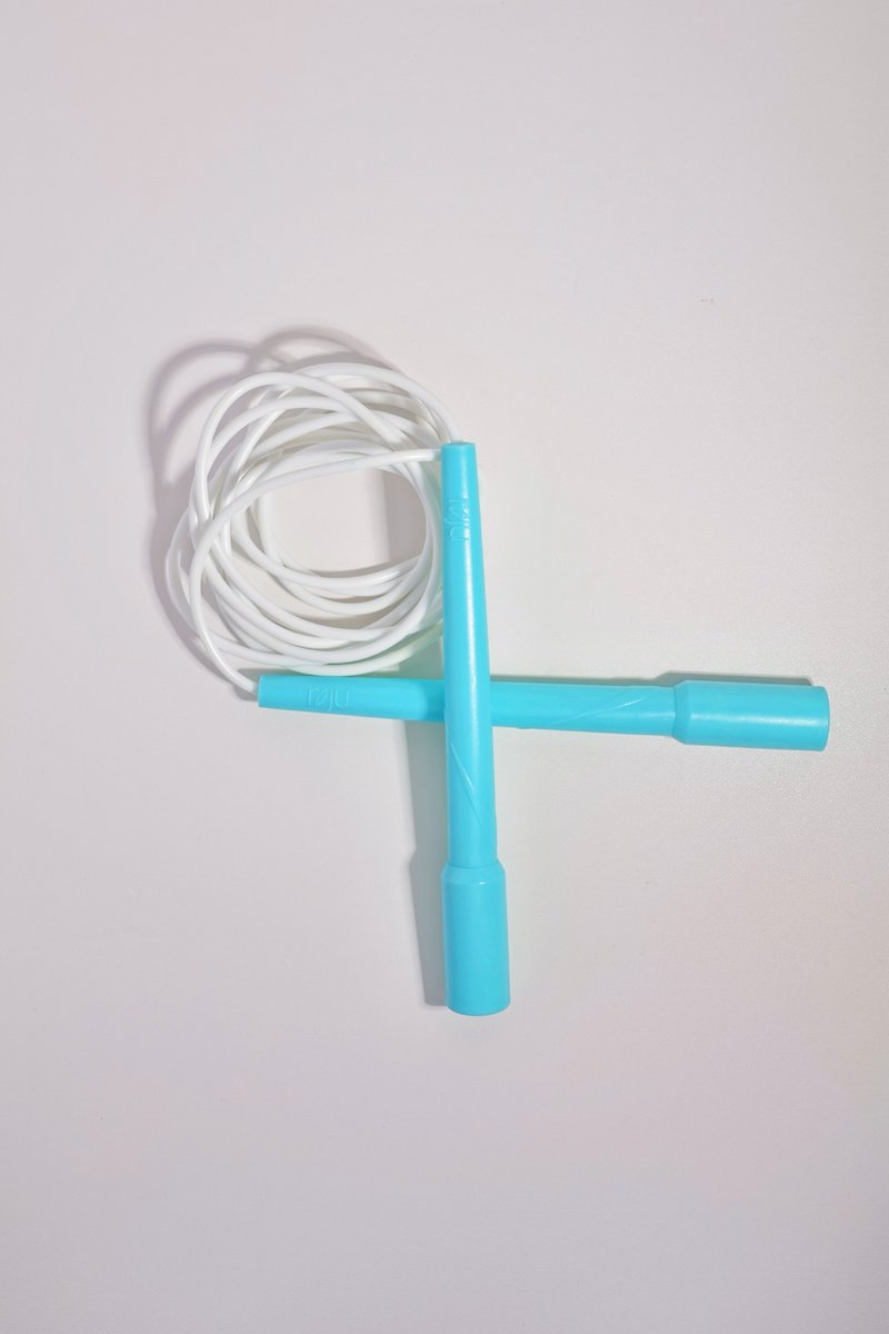 【J3】跳绳 速度绳 3米 (长柄-天空蓝) - 运动/健身用品 - 塑料 