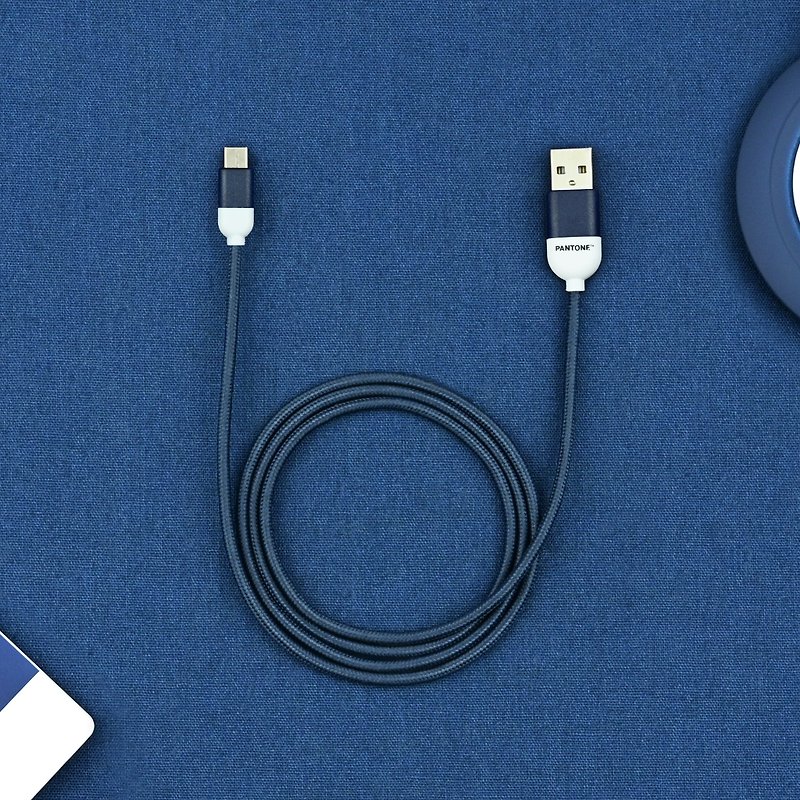 Pantone 尼龙编织 传输线-充电线 Type-C to USB A