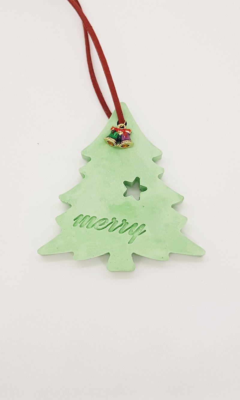 圣诞树扩香石挂片--圣诞节交换礼物礼物-扩香砖 - 香薰/精油/线香 - 其他材质 