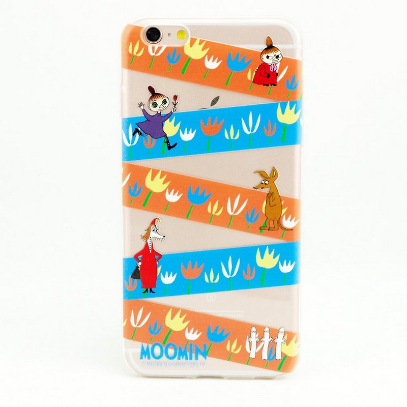 Moomin噜噜米授权-TPU手机壳【彩虹胶带】 - 手机壳/手机套 - 硅胶 橘色