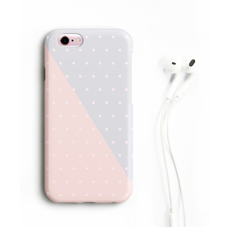 Polka love case - 手机壳/手机套 - 塑料 粉红色