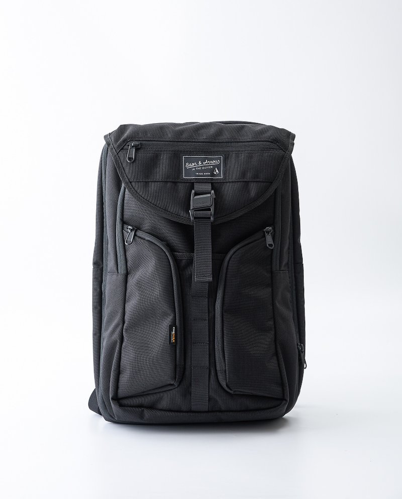 【Soar&Arrow】R302高机能快扣后背包 书包 大容量 - 后背包/双肩包 - 其他人造纤维 黑色