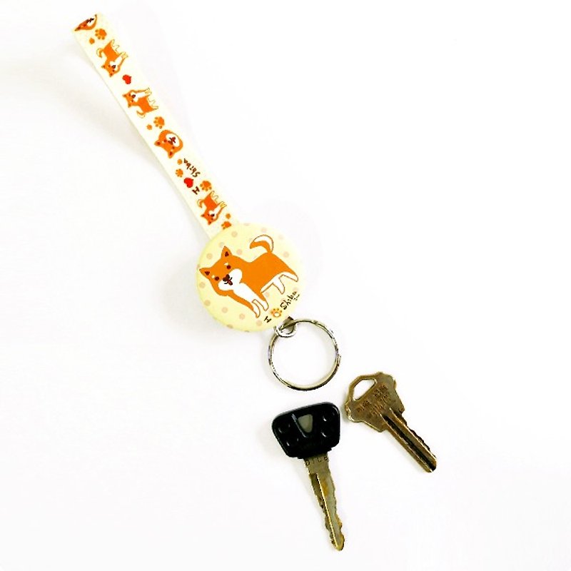 1212玩乐设计 逗趣 钥匙圈吊饰 -柴犬汪汪 - 钥匙链/钥匙包 - 其他材质 黄色