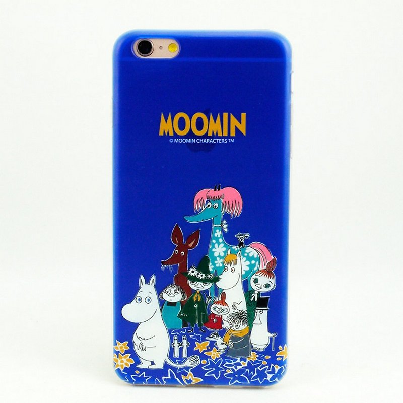 Moomin噜噜米授权-TPU手机壳【欢乐大集合】 - 手机壳/手机套 - 硅胶 蓝色