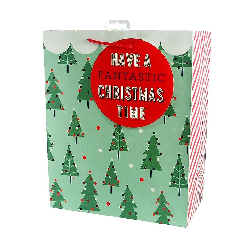 圣诞树林 耶诞礼物袋【Hallmark-礼物袋/纸袋 圣诞节系列】 - 包装材料 - 纸 多色