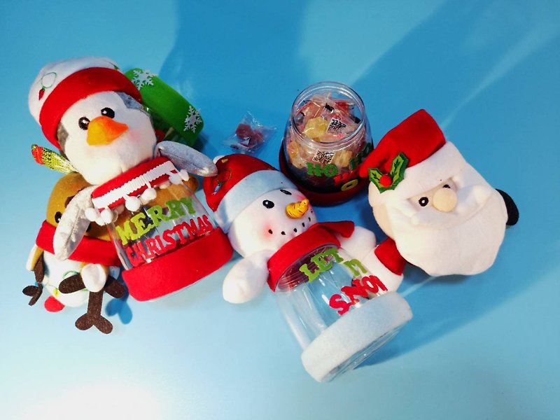【圣诞手工水果软糖桶】法式手工软糖15包-素食无色素无香精 - 零食/点心 - 新鲜食材 透明