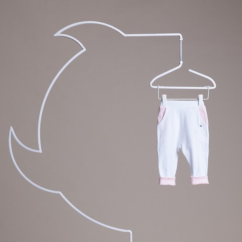 【反折长裤】bbc长裤-100%有机棉-粉色 - 其他 - 棉．麻 粉红色