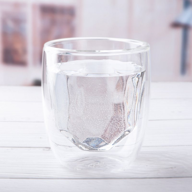 玻璃 杯子 透明 - 丹麦QDO Elements (Metal) 双层玻璃杯 - 金 / 3款尺寸 / 1盒2只