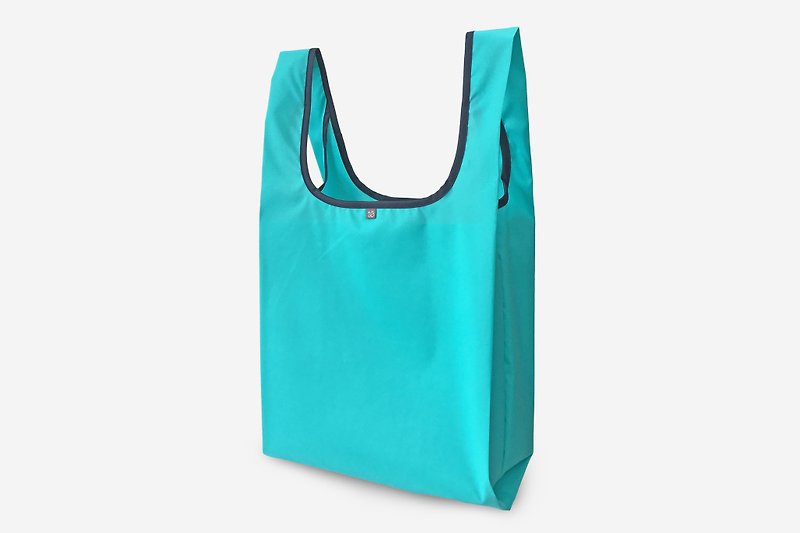 【Off-season sale】U3 三号环保购物袋 / 绿松色 / 双色 - 手提包/手提袋 - 聚酯纤维 蓝色