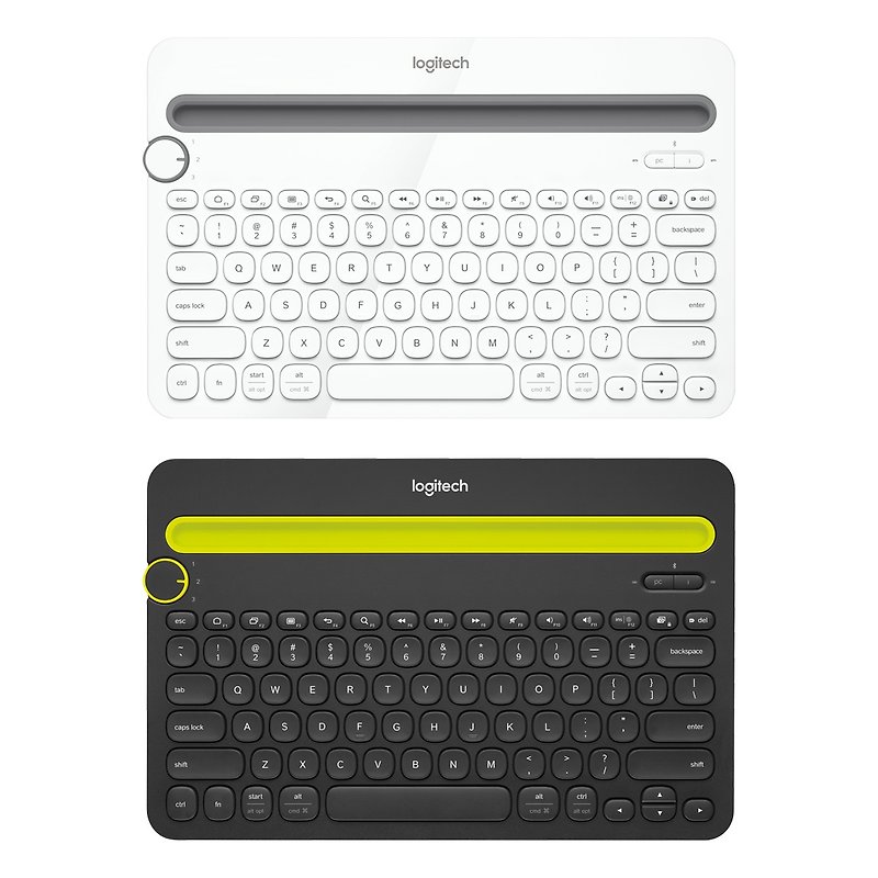 K480 蓝牙跨平台键盘【黑色/白色】 - 电脑配件 - 塑料 黑色