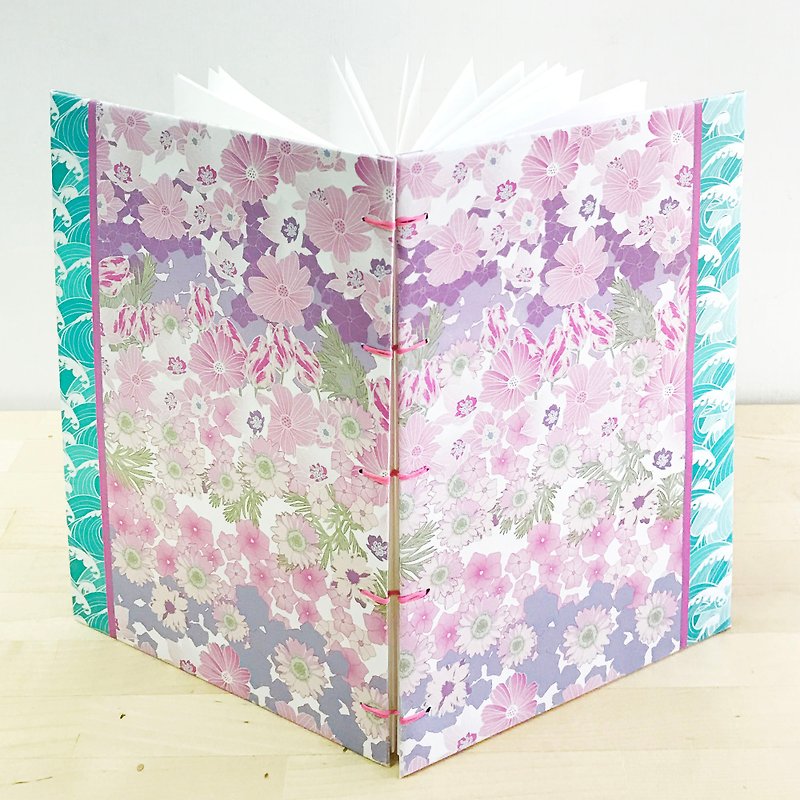 和风工艺书（手作缝制小手帐套装）－粉红海洋 - 木工/竹艺/纸艺 - 纸 粉红色