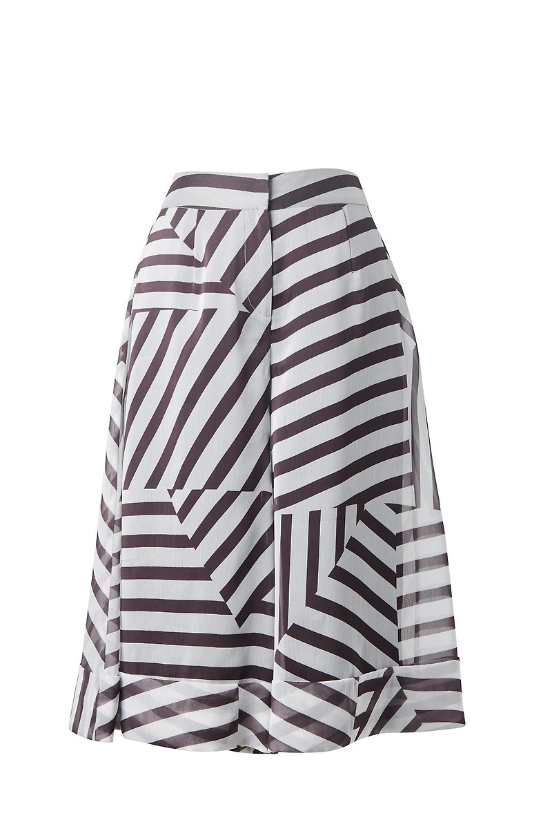 阿登森林迷彩五分裤 - 裙子 - 聚酯纤维 白色
