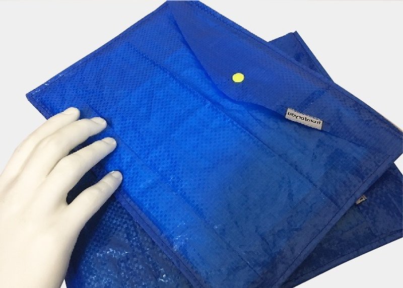 Ｆｒａｋｔａ　Ｆｉｌｅ横式钉扣环保资料夹（独家设计） - 文件夹/资料夹 - 塑料 蓝色