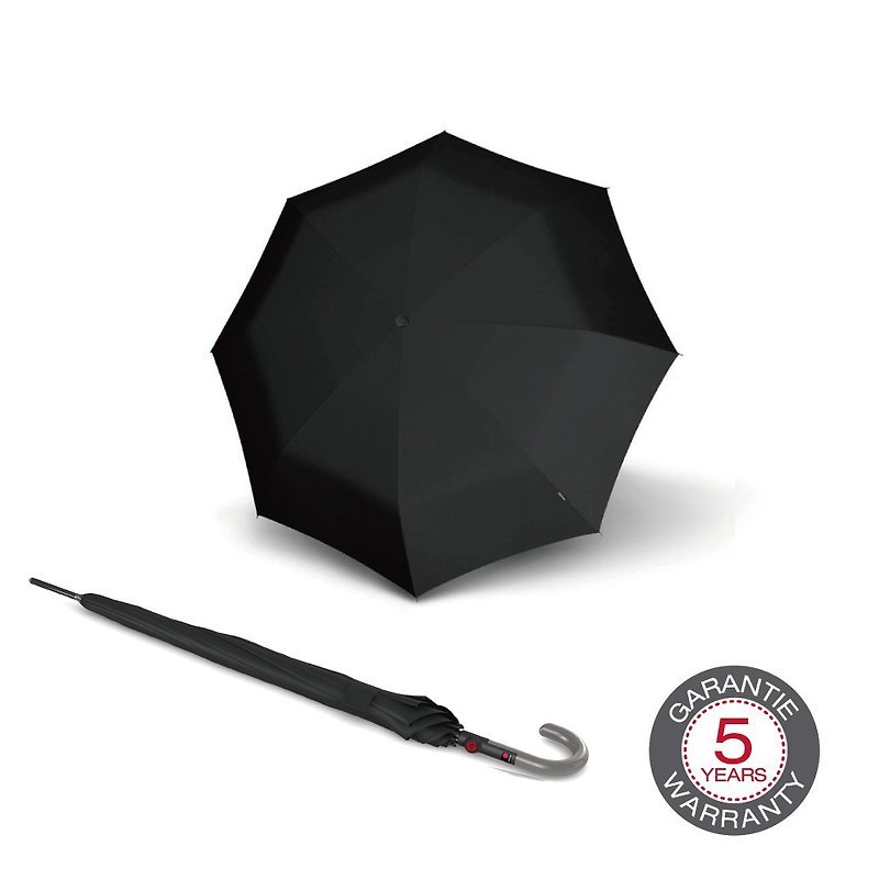 【Knirps德国红点伞】T.703 直立式自动伞-Black - 雨伞/雨衣 - 聚酯纤维 黑色
