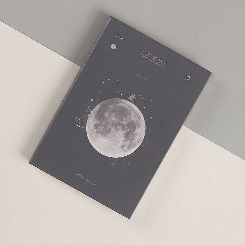 Moon diary月亮万年历周志-满月,DAD15661 - 笔记本/手帐 - 纸 灰色
