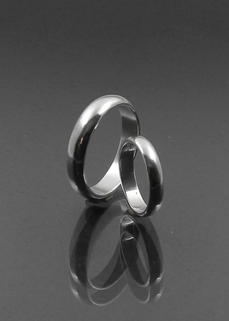 - 相伴 - 戒指 Ring (5mm) - 戒指 - 其他金属 银色