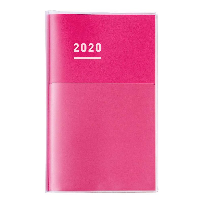 2020 JIBUN 手帐单册 miniDiary - 粉红 - 笔记本/手帐 - 纸 粉红色