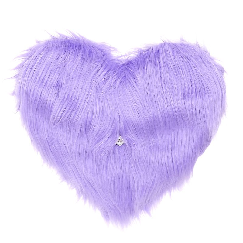 Ragdoll Furry Heart Clutch - 其他 - 聚酯纤维 紫色