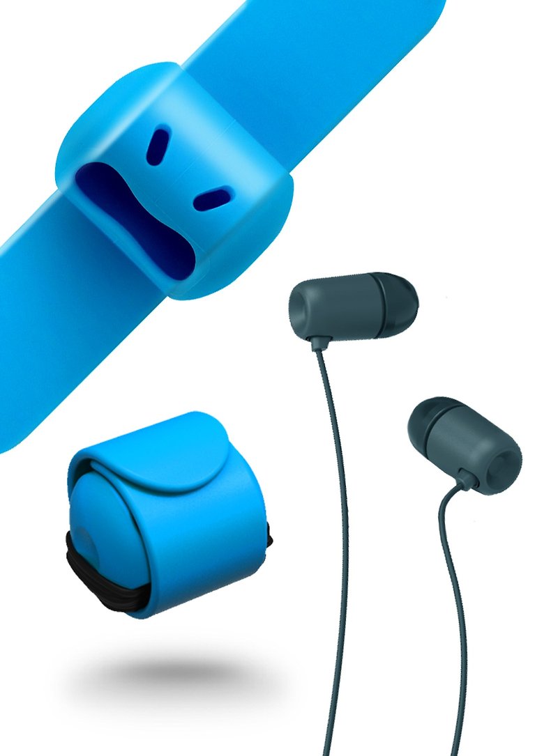 Snappy WOW-耳机卷线器-晴空蓝 - 卷线器/电线收纳 - 硅胶 紫色