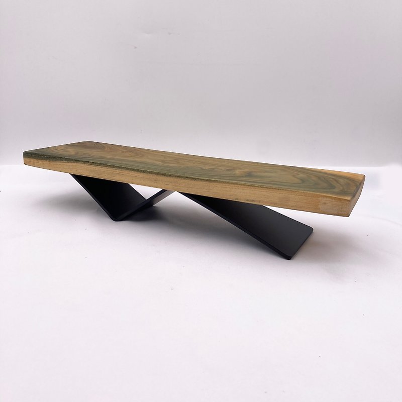 铁木和　巴拉圭绿檀桌上展示架　设计款桌上置物架　家饰架　展场 - 餐桌/书桌 - 木头 绿色