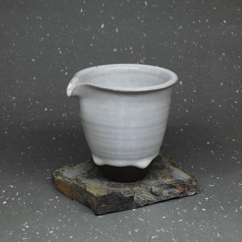 雪花白茶海、公道杯、匀杯 手作陶艺 茶道具 - 茶具/茶杯 - 陶 