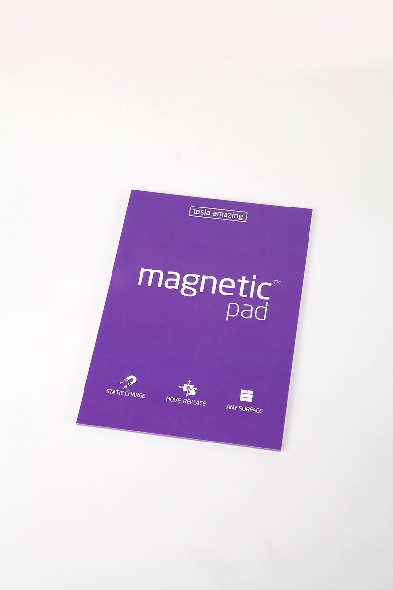 /Tesla Amazing/ Magnetic PAD 磁力便利贴 A5 紫 - 贴纸 - 纸 紫色