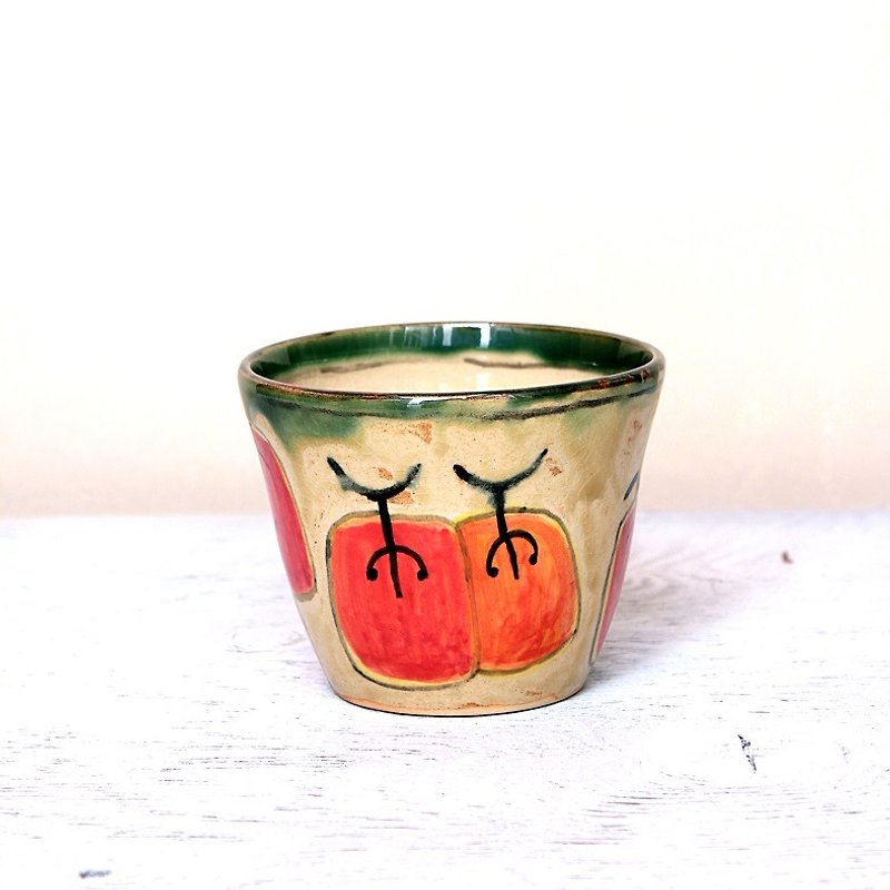 柿さんカップ - 茶具/茶杯 - 陶 多色