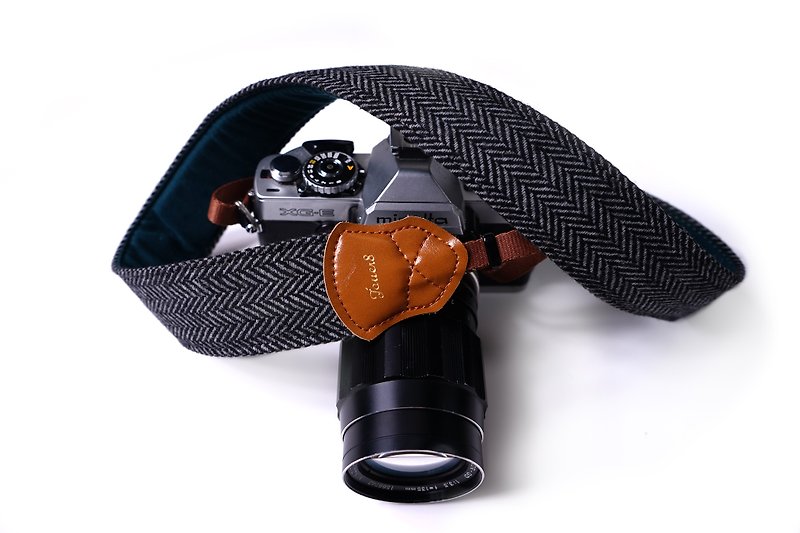 黑杰克4.0减压相机背带 - 相机 - 棉．麻 黑色