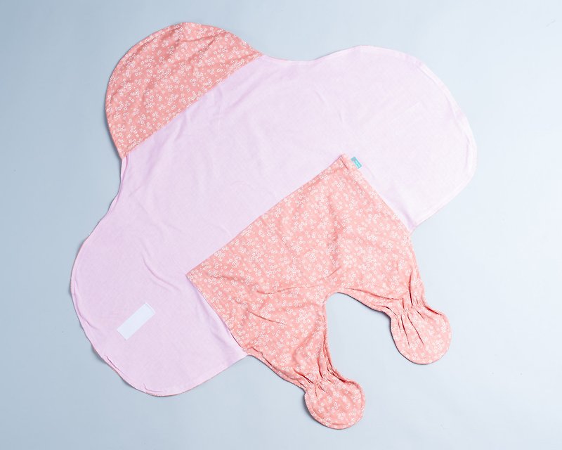 滑翔翼包巾-樱花  包巾 弥月 收涎 婴儿 新生儿 - 满月礼盒 - 棉．麻 多色