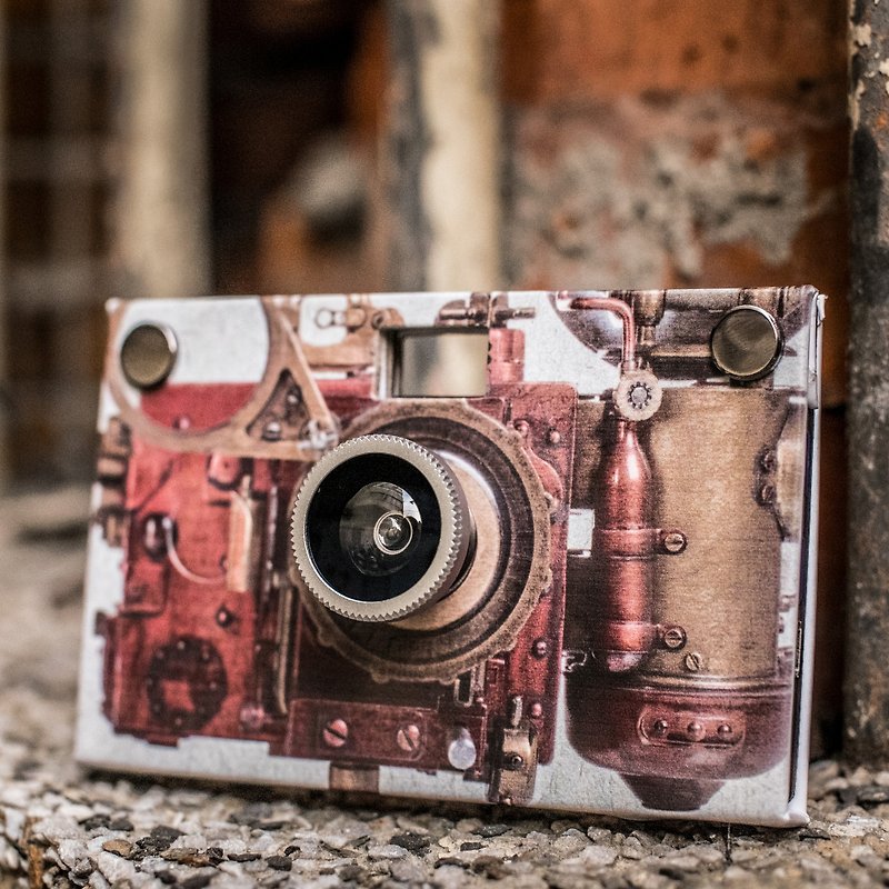 Paper Shoot 纸可拍 环保 创意 纸相机 数位相机 可爱 动物 台湾品牌《蒸汽庞克》系列 - 金枝 - 相机 - 纸 红色