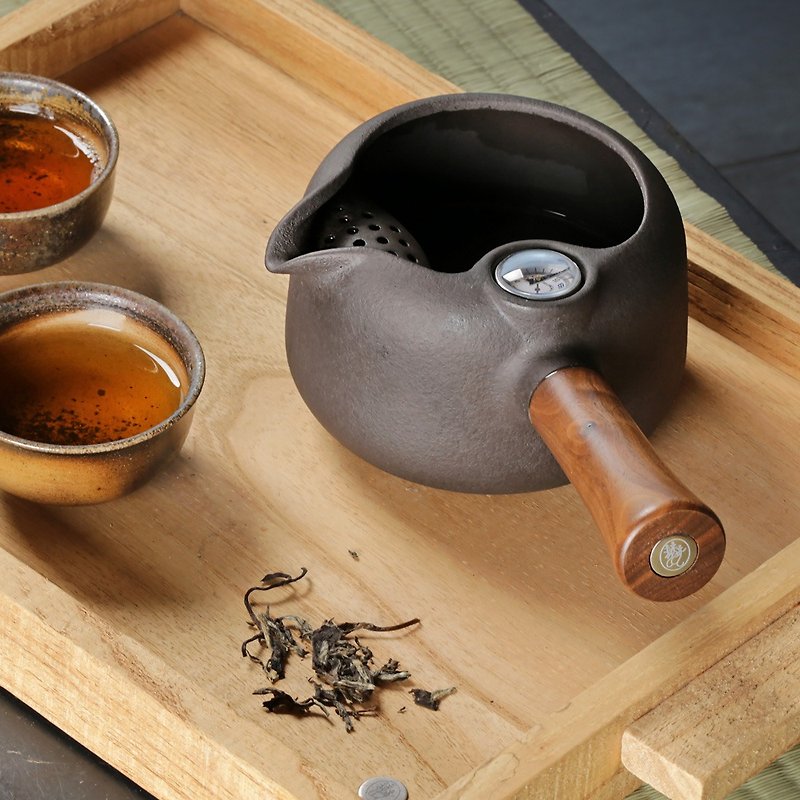 月泉感温职人煮茶器(600ml) - 酒杯/酒器 - 陶 金色